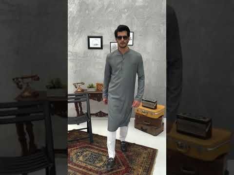 GREY KURTA | JJK-A-US-42264/S21/JJ7498-CL - Image 4