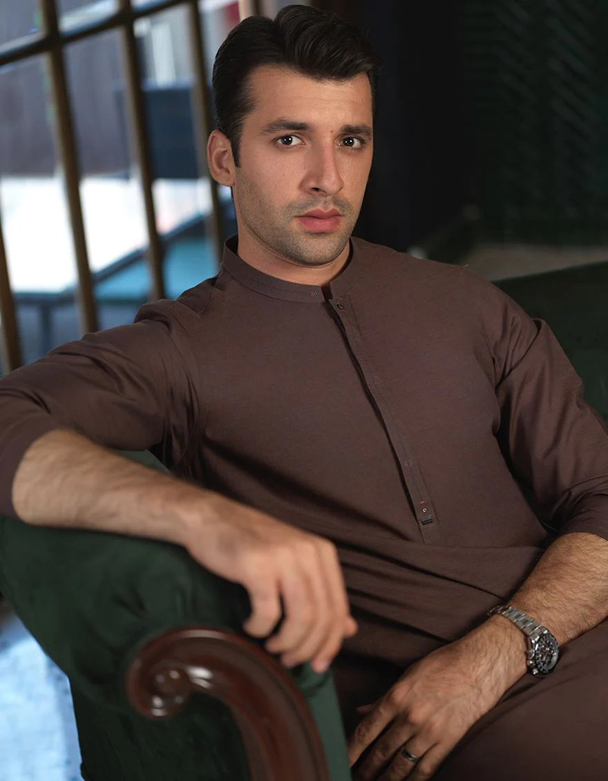DULL BROWN KURTA | JJK-A-US-42283/S21/JJ7499-CL - Image 2