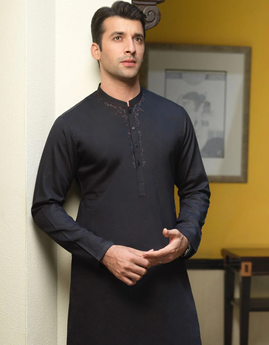 BLACK KURTA | JJK-A-US-42287/S21/JJ6975-SF - Image 2