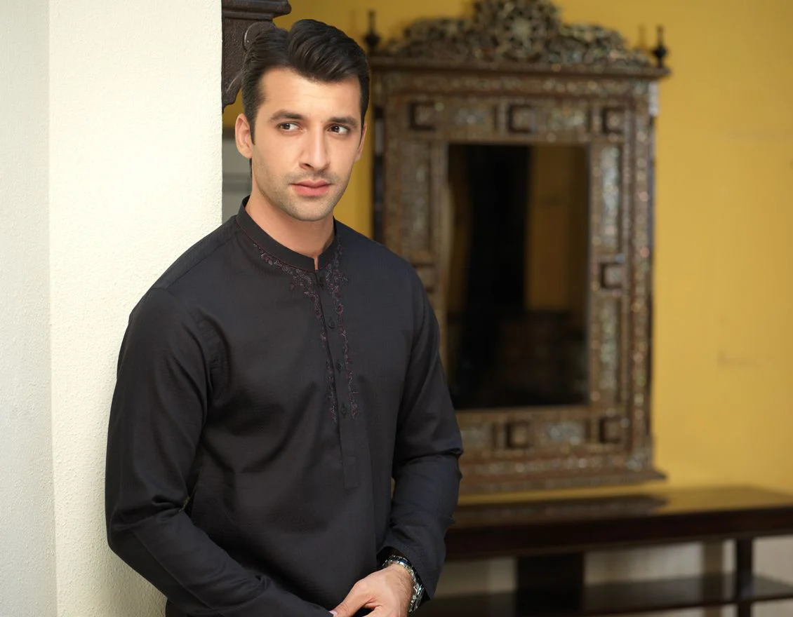 BLACK KURTA | JJK-A-US-42287/S21/JJ6975-SF - Image 4