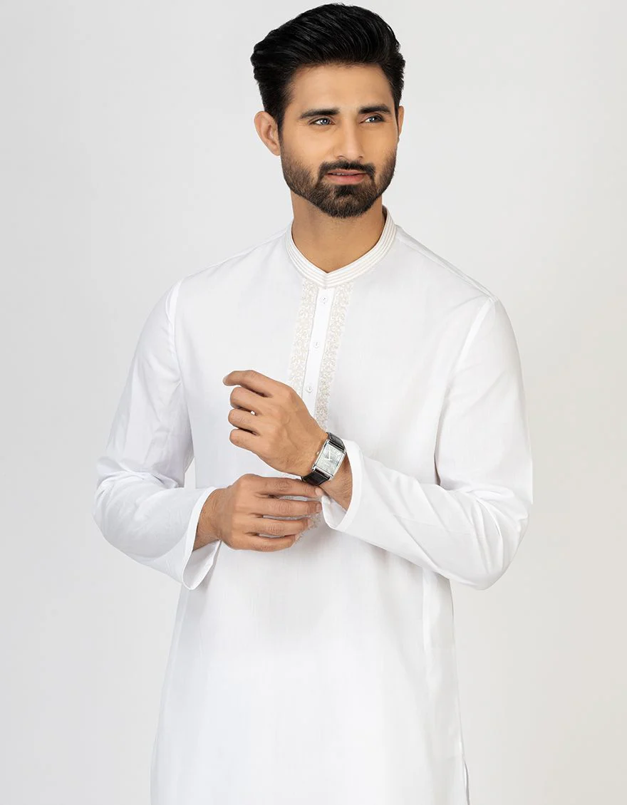 WHITE KURTA | JJK-A-US-42324/S21/JJ6732-SF - Image 2