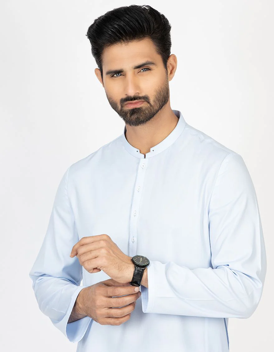 SEA BLUE KURTA | JJK-A-US-42351/S21/JJ7288-CL - Image 2