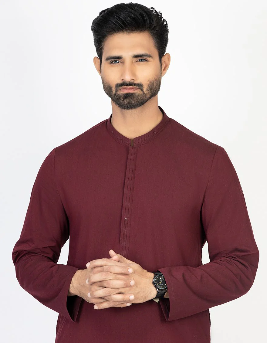 MAROON KURTA | JJK-A-US-42354/S21/JJ7419-CL - Image 2