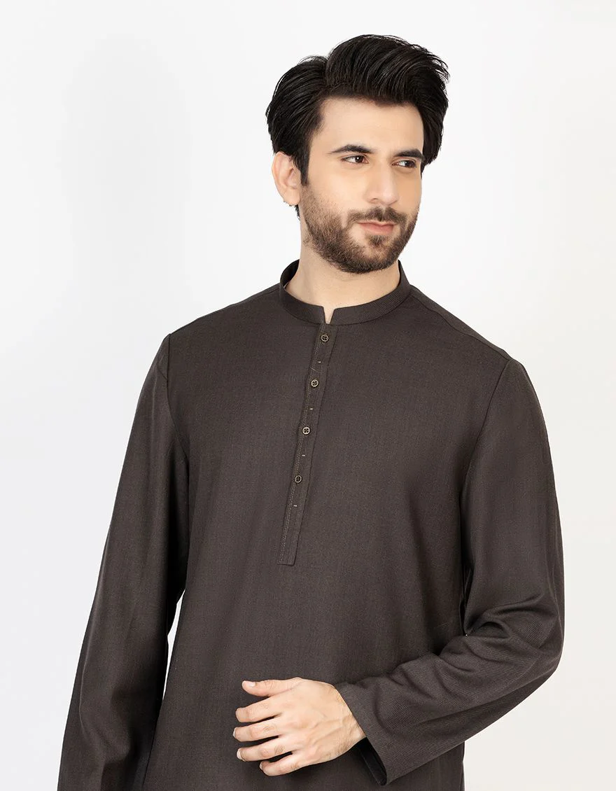 CHARCOAL GREY KURTA | JJK-A-US-43058/S21/JJ4762-CL - Image 2