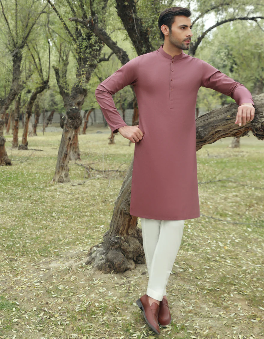 MAROON COTTON KURTA | JJK-A-US-47136/S23/JJ8944-PN