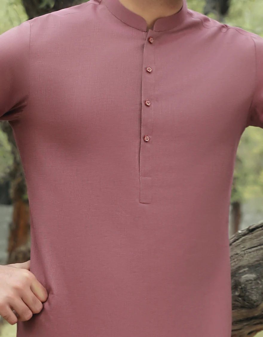 MAROON COTTON KURTA | JJK-A-US-47136/S23/JJ8944-PN - Image 2