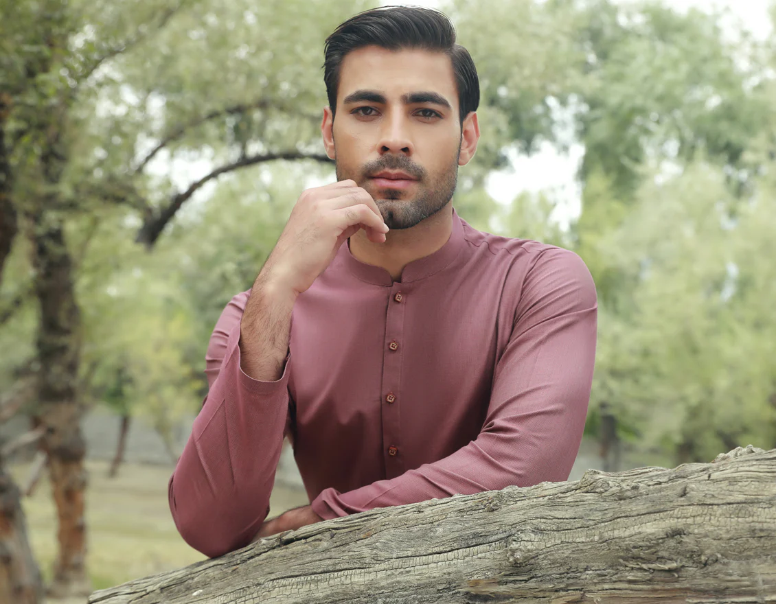 MAROON COTTON KURTA | JJK-A-US-47136/S23/JJ8944-PN - Image 4