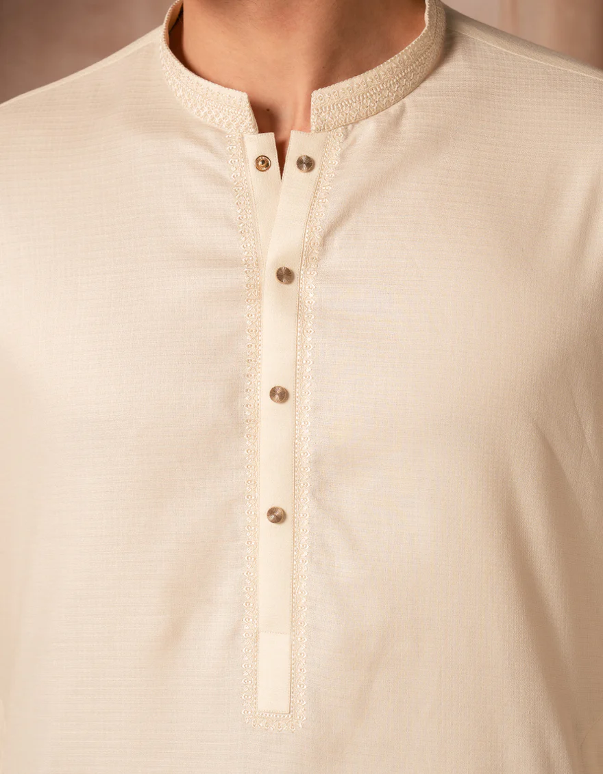 BROWN COTTON KURTA | JJK-S-33416/S25/JJ98 - Image 3