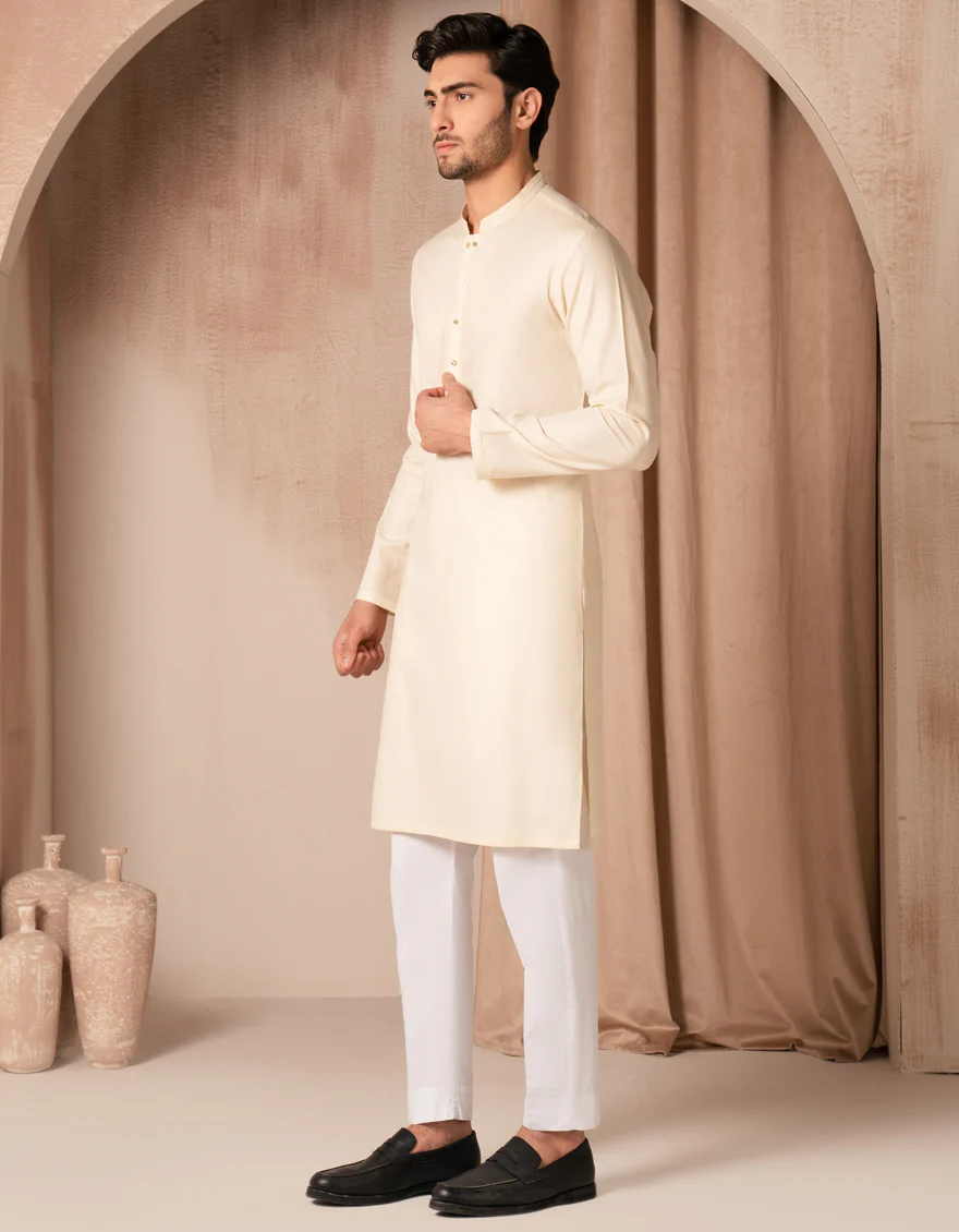 FAWN COTTON KURTA | JJK-S-33416/S25/JJ9834-SF - Image 4
