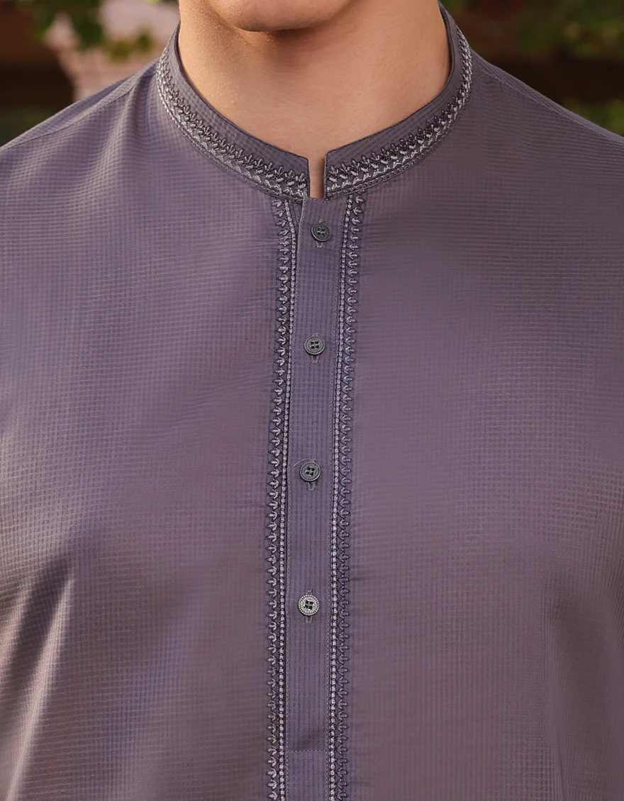 GREY CVC KURTA | JJK-S-34582/S24/JJ8951-SF - Image 4