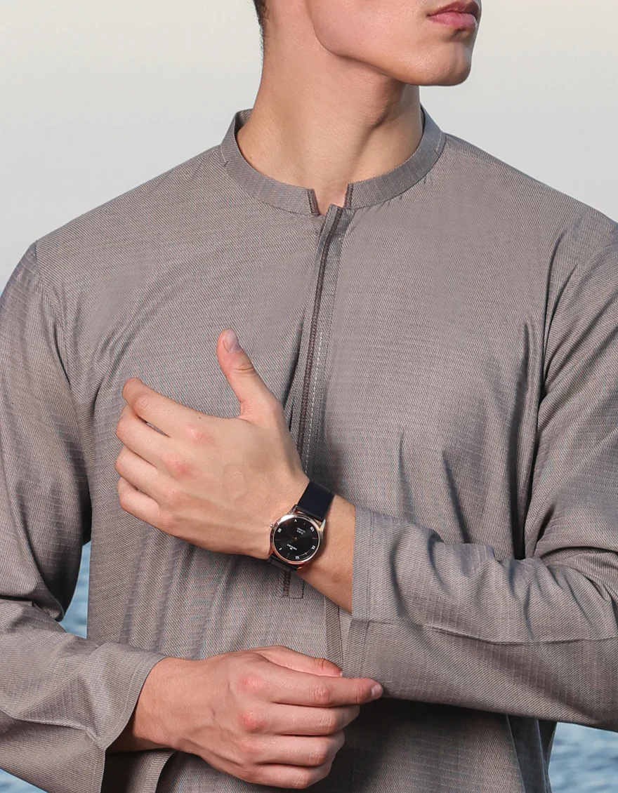 SAND COTTON KURTA | JJK-S-34603/S24/JJ8986-CL - Image 2