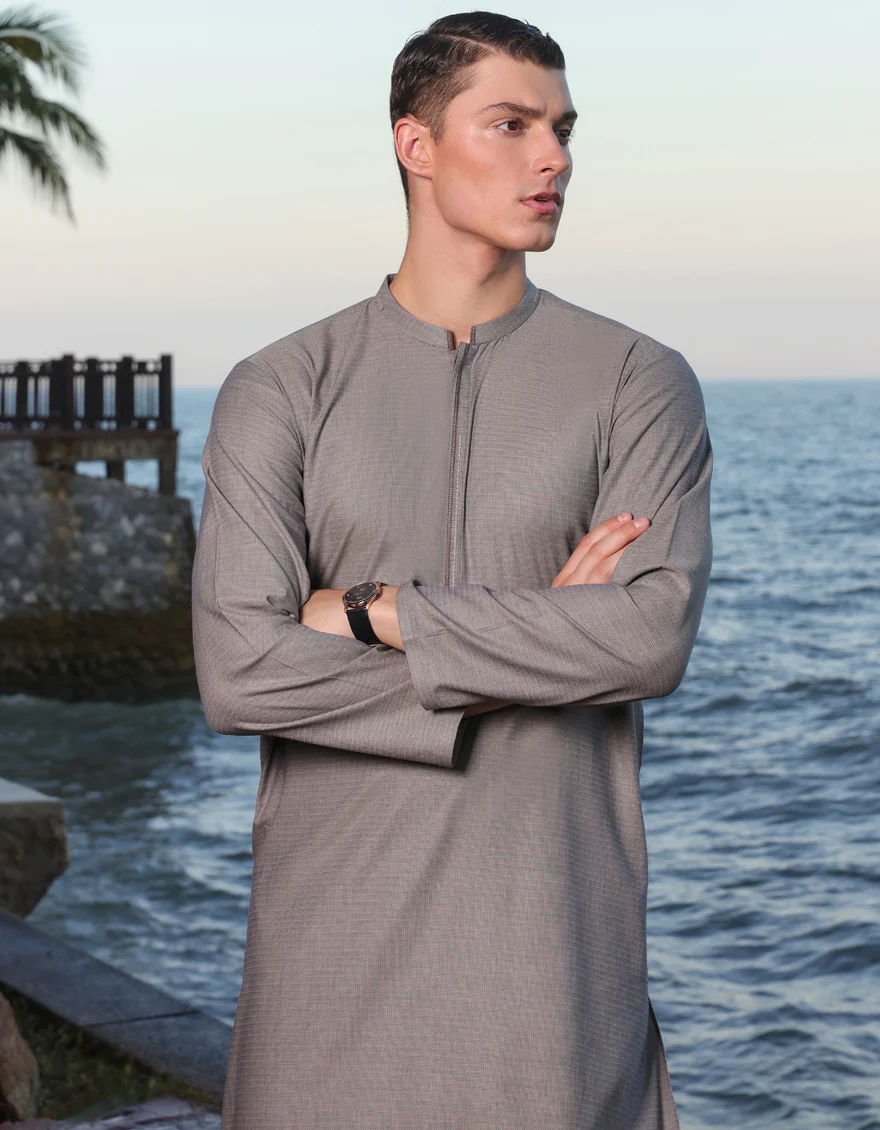 SAND COTTON KURTA | JJK-S-34603/S24/JJ8986-CL - Image 3