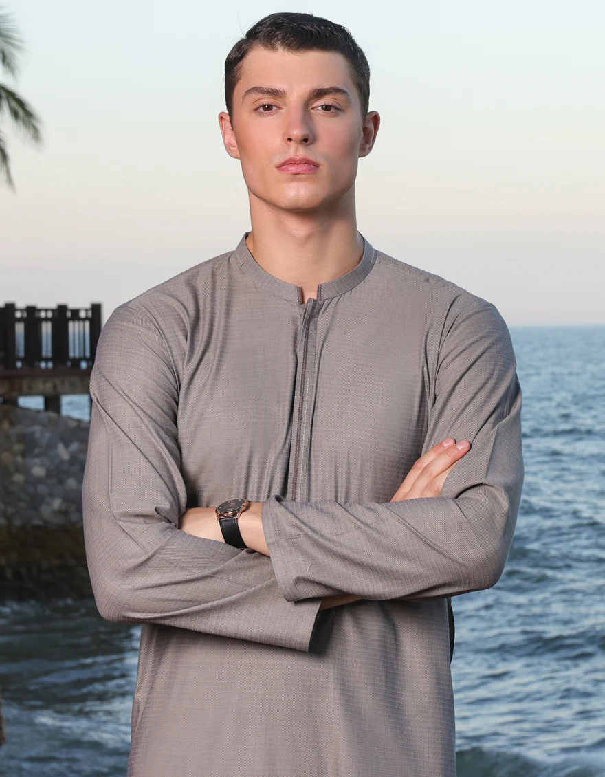 SAND COTTON KURTA | JJK-S-34603/S24/JJ8986-CL - Image 4