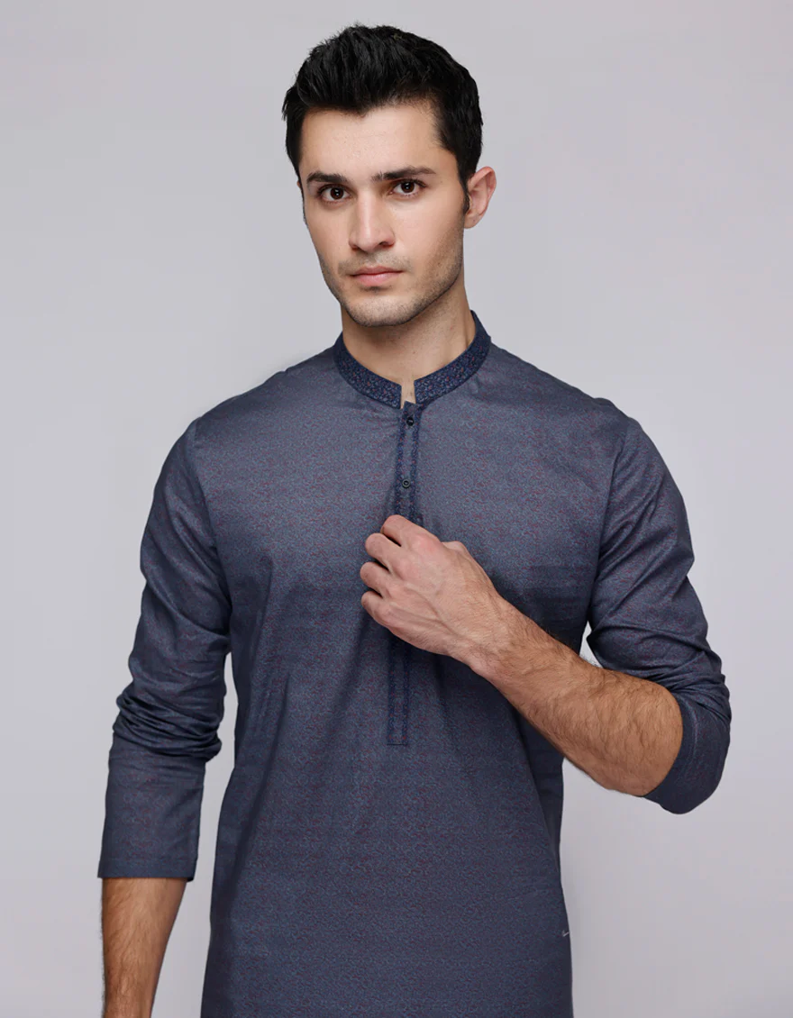 PURPLE COTTON KURTA | JJK-S-34780/S24/JJ9212-SF - Image 2