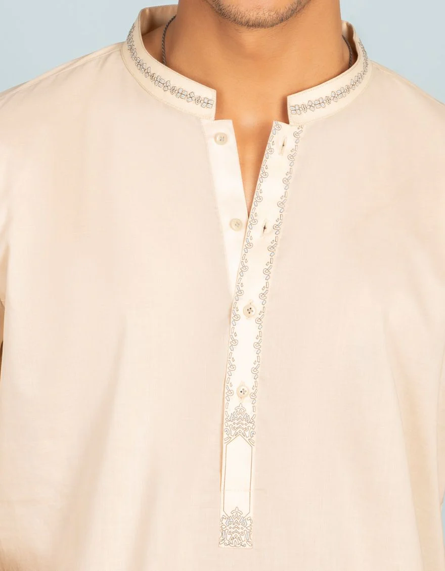 LIGHT PEACH KURTA | JJK-S-US-31107/S20/JJ6874 - Image 2