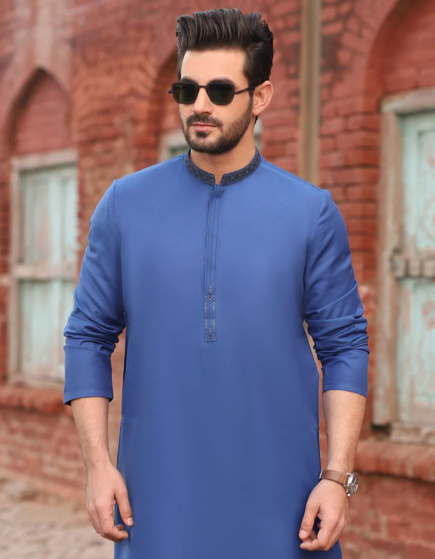 ELECTRIC BLUE KURTA | JJK-S-US-31113/S21/JJ6812 - Image 2