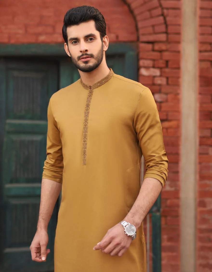 MUSTARD KURTA | JJK-S-US-32477/S21/JJ6960 - Image 2