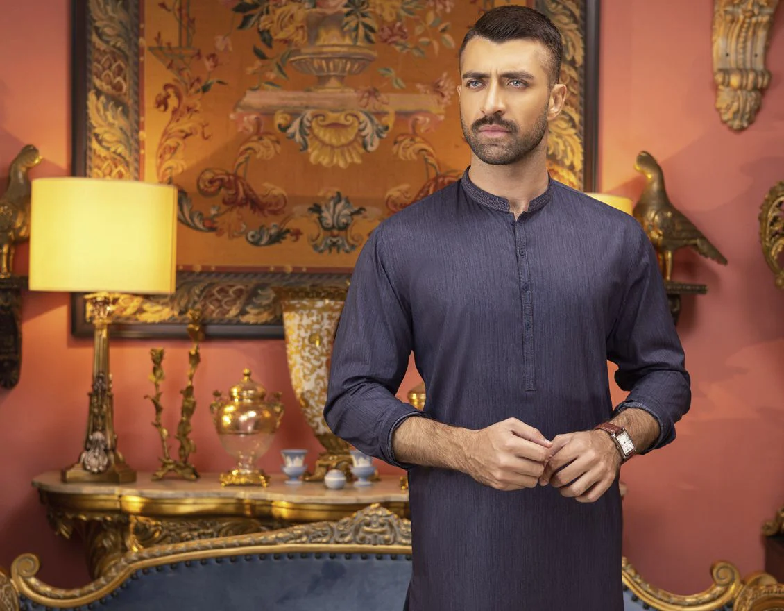 DULL PURPLE KURTA | JJK-S-US-32547/S22/JJ7546-SF - Image 4