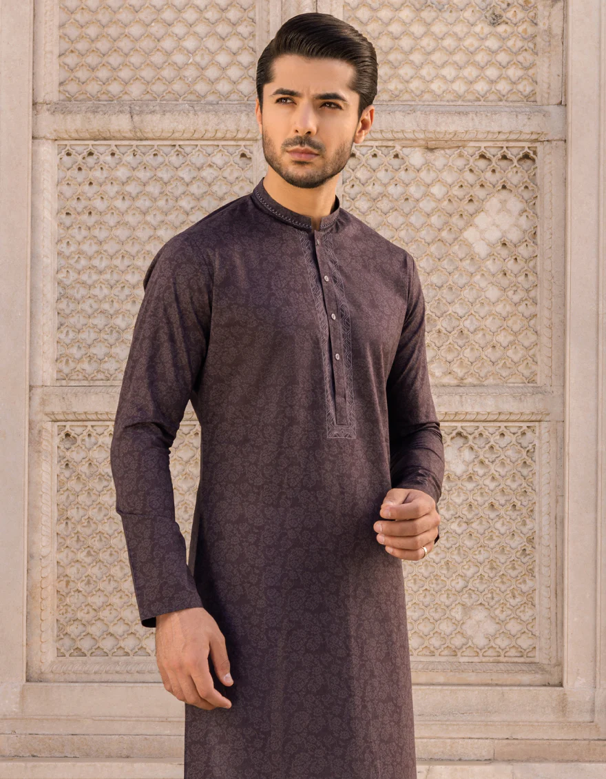 COFFEE BROWN COTTON KURTA | JJK-S-US-32562/S22/JJ7546-SF - Image 3