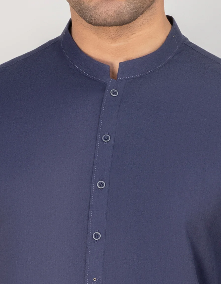 INDIGO KURTA | JJK-S-US-32695/S23/DME3191-PN - Image 2