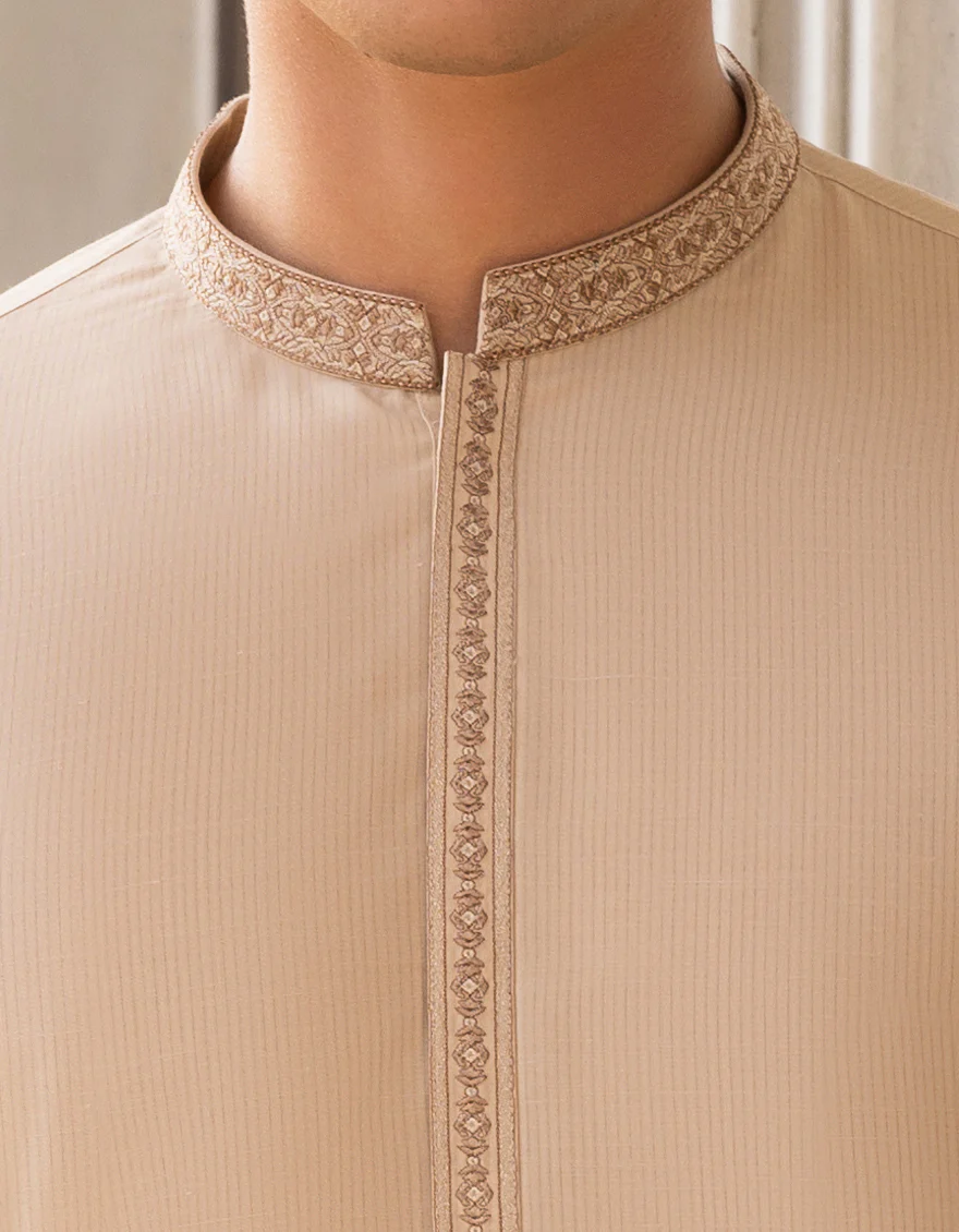 FAWN BLENDED KURTA | JJK-S-US-32723/S23/JJ8894-SF - Image 2