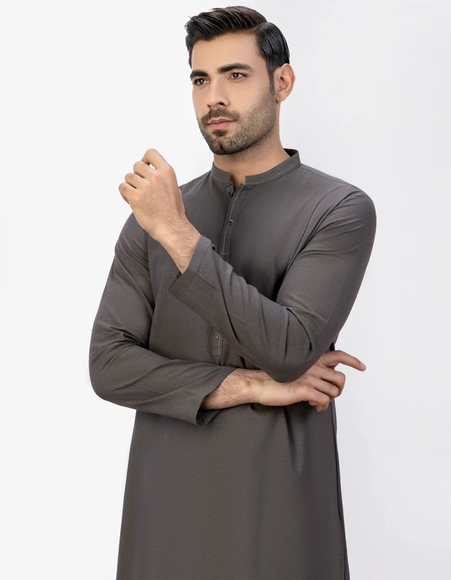 GREEN COTTON KURTA | JJK-S-US-32752/S23/JJ8881-CL - Image 2