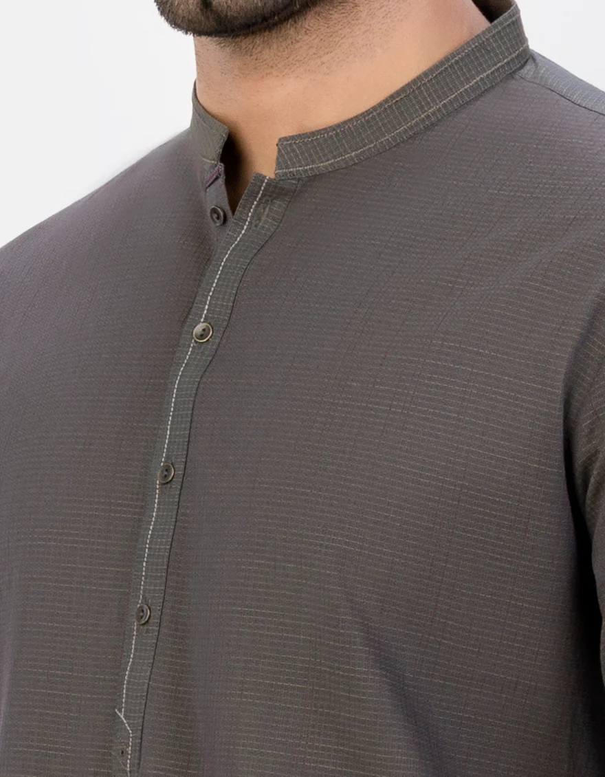 GREEN COTTON KURTA | JJK-S-US-32752/S23/JJ8881-CL - Image 3