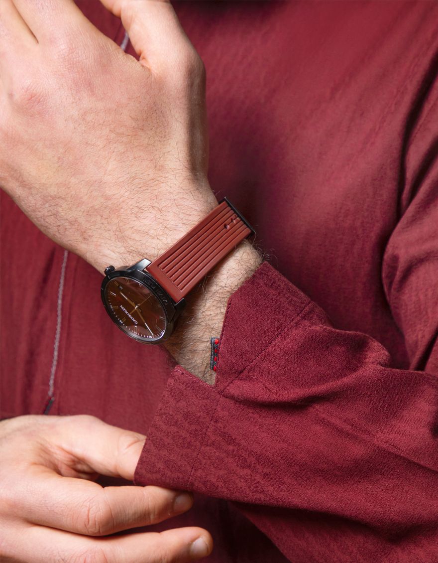MAROON KURTA | JJK-S-US-34052/S21/JJ7031 - Image 3