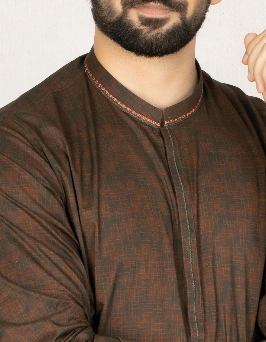 RUST KURTA | JJK-S-US-34068/S21/JJ7210-SF - Image 2