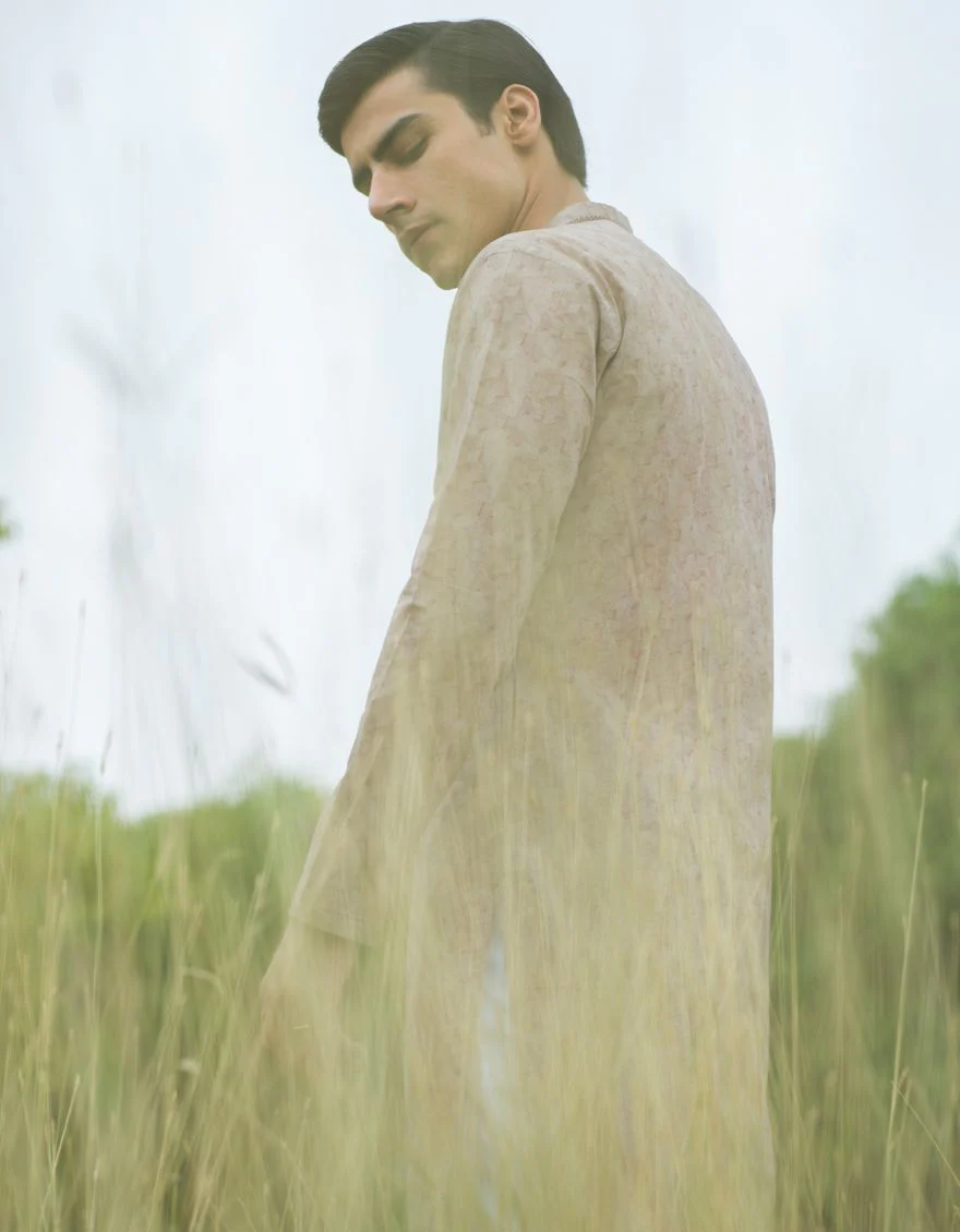 BISCUIT BEIGE KURTA | JJK-S-US-34073/S21/JJ7210-SF - Image 4