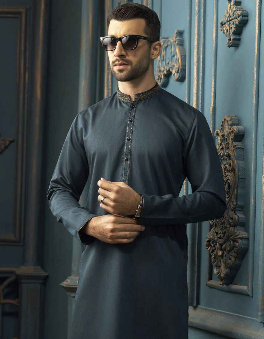 TEAL KURTA | JJK-S-US-34142/S22/JJ7610-FL - Image 4