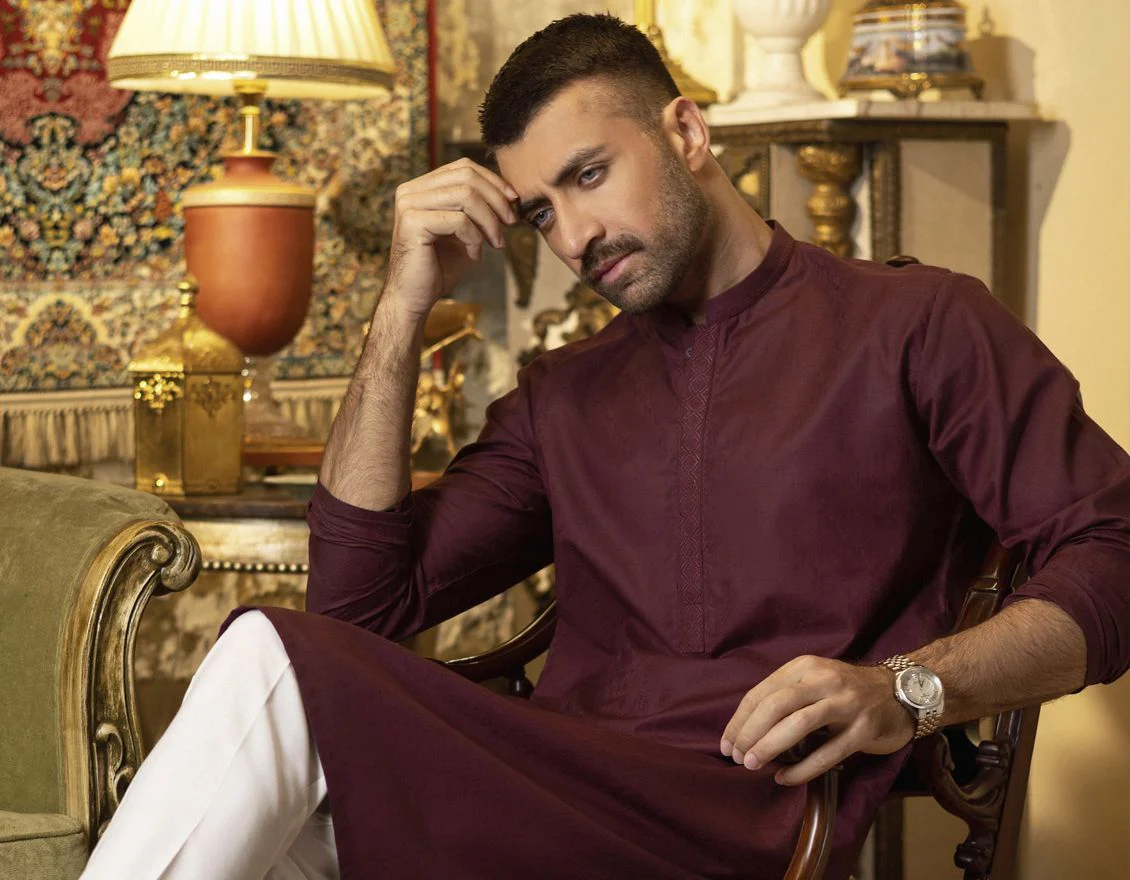 PLUM KURTA | JJK-S-US-34161/S22/JJ7661-SF - Image 2