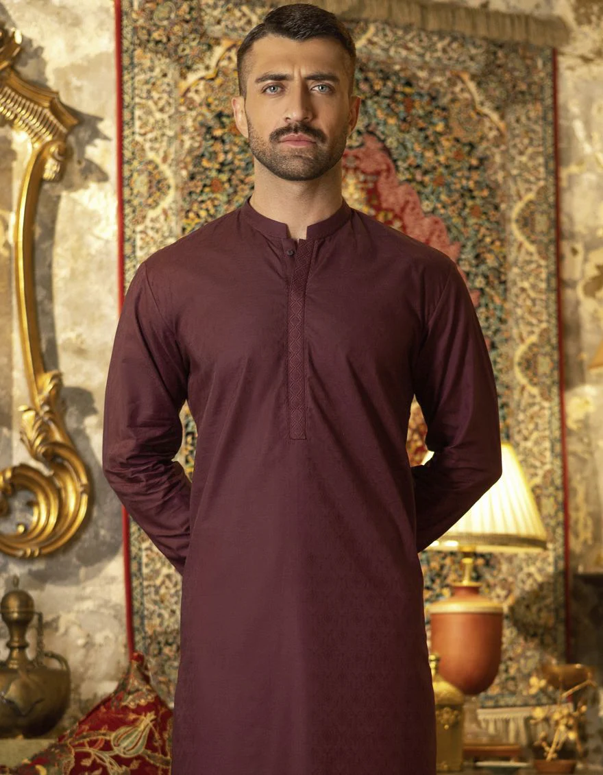 PLUM KURTA | JJK-S-US-34161/S22/JJ7661-SF - Image 6