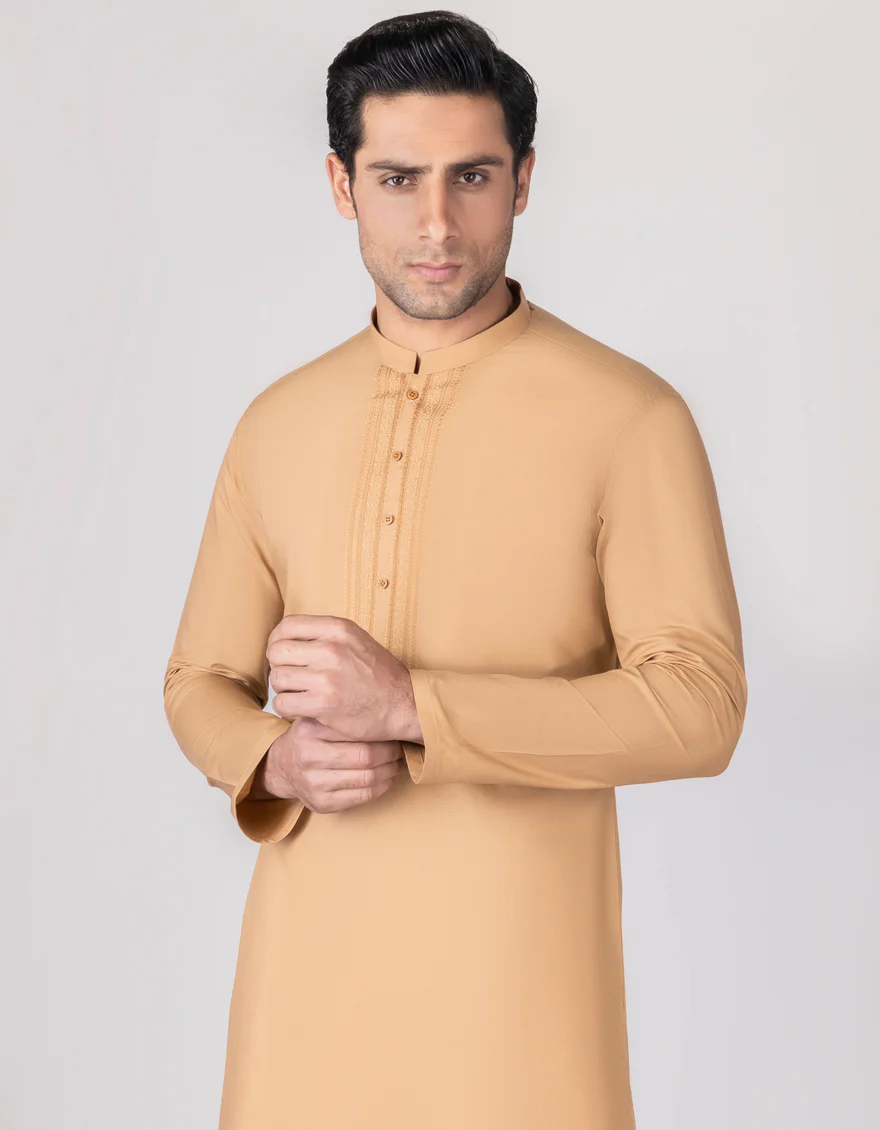 LIGHT RUST KURTA | JJK-S-US-34292/S23/JJ8716-SF - Image 3