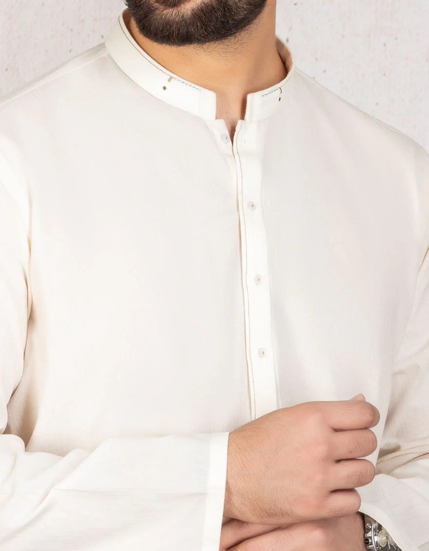 CREAM KURTA | JJK-S-US-36703/S21/JJ6977 - Image 2