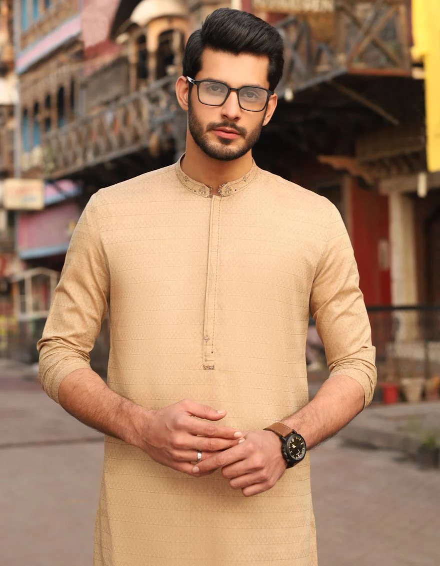 BEIGE KURTA | JJK-S-US-36756/S21/JJ6254 - Image 2