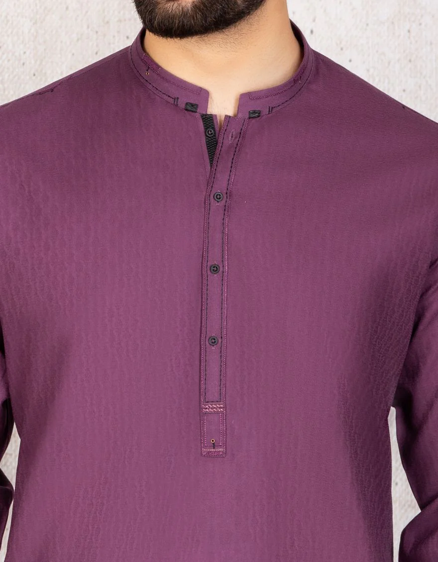 PURPLE KURTA | JJK-S-US-36777/S21/JJ7031 - Image 2