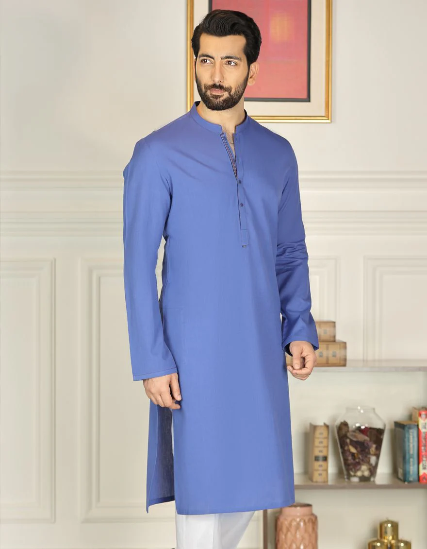 BLUE KURTA | JJK-S-US-36781/S21/DMR3145 - Image 2