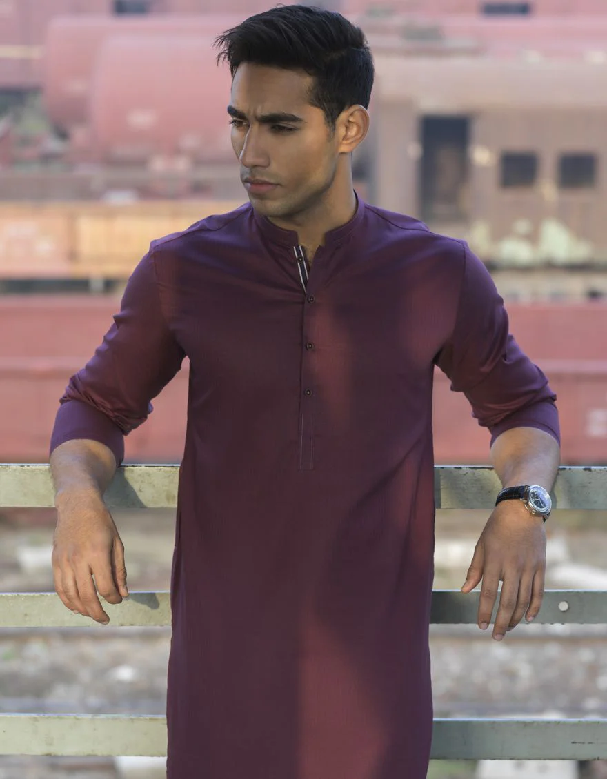 PLUM KURTA | JJK-S-US-36880/S22/JJ8152-PN - Image 4