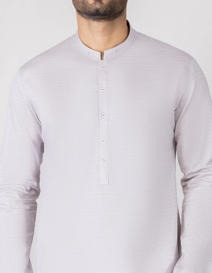 LIGHT PURPLE COTTON KURTA | JJK-S-US-37706/S23/JJ8605-CL - Image 2