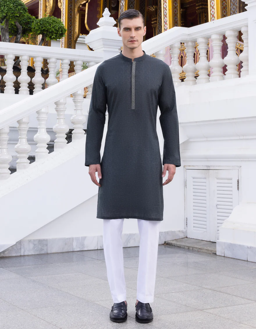 GREEN COTTON KURTA | JJK-S-US-37713/S23/JJ8771-SF