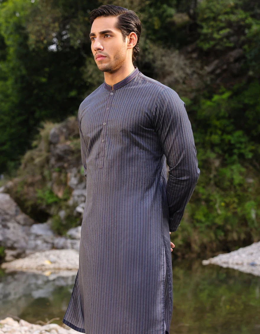 DARK GREEN COTTON KURTA | JJK-S-US-37740/S23/JJ8771-SF - Image 4