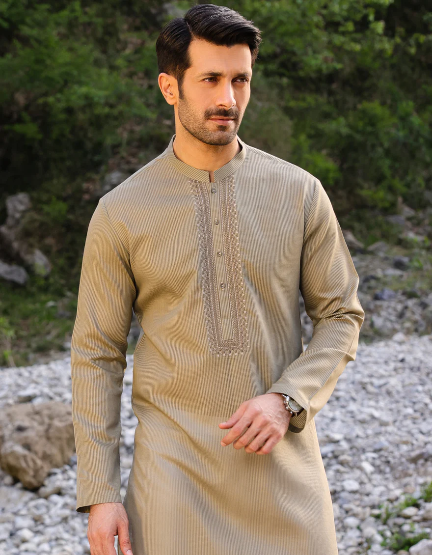 SAGE GREEN CVC KURTA | JJK-S-US-37764/S23/JJ8908-SF - Image 3