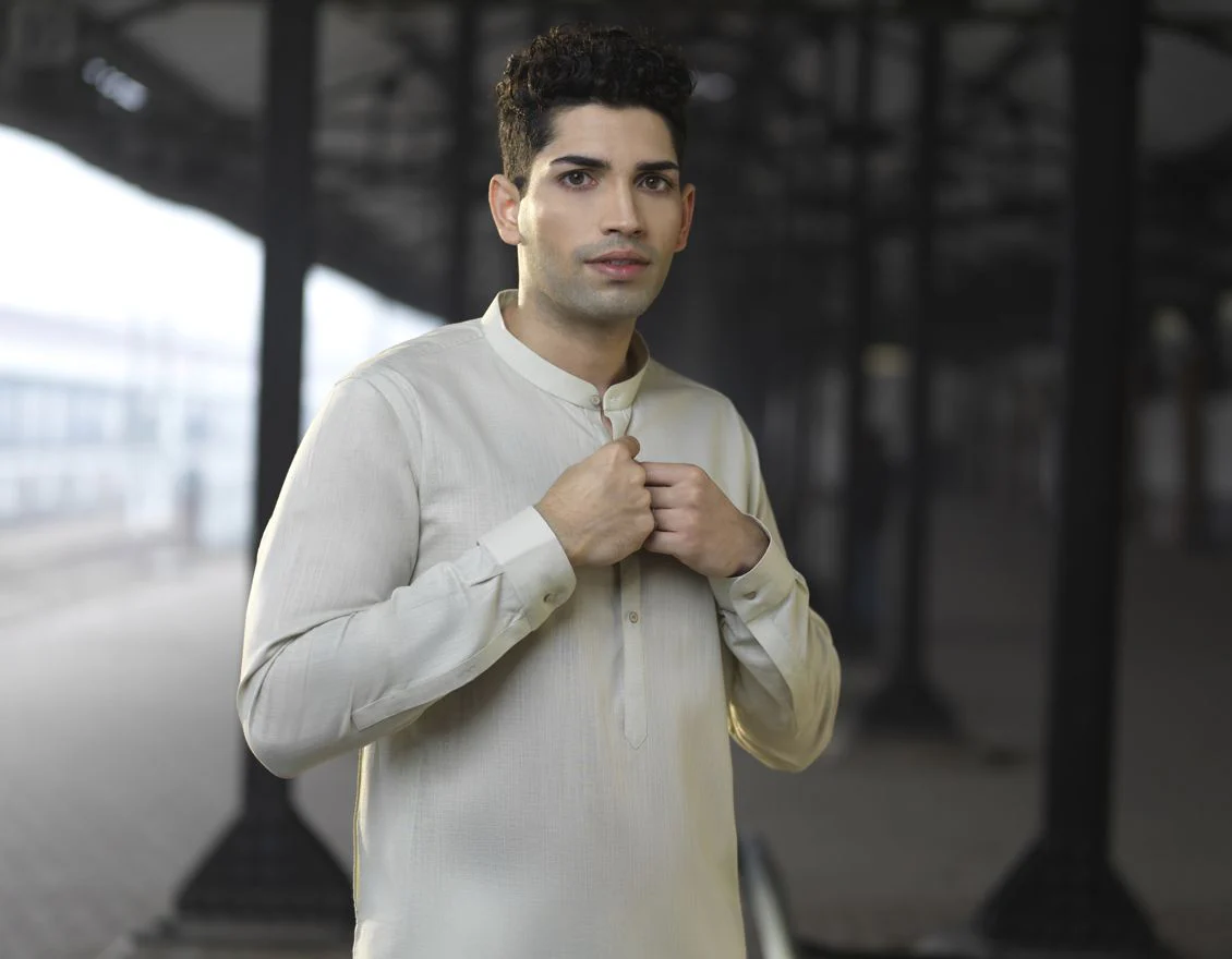 PISTA GREEN KURTA | JJK-S-US-40256/S22/JJ7611-PN - Image 3