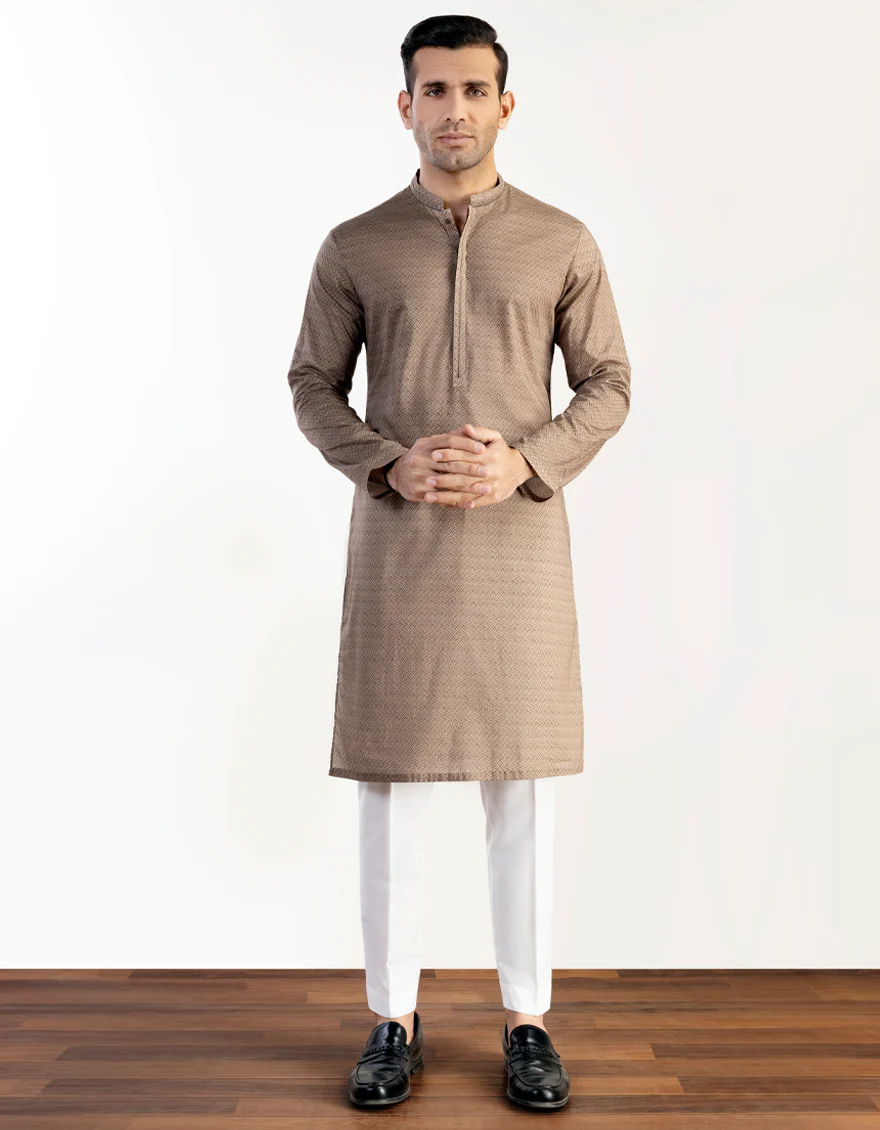 BEIGE COTTON KURTA | JJK-S-US-47019/S23/JJ8771-SF