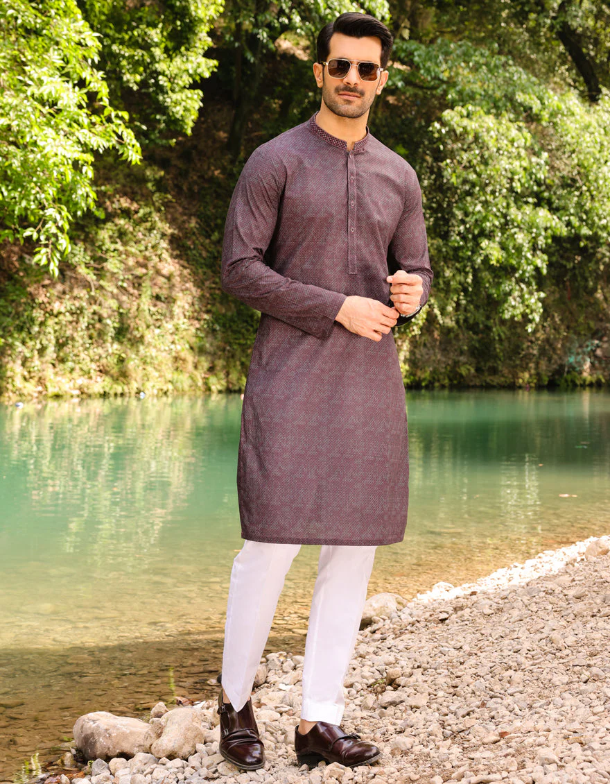 RED COTTON KURTA | JJK-S-US-47066/S23/JJ8771-SF