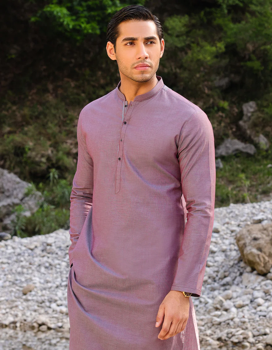 PURPLE COTTON KURTA | JJK-S-US-47096/S23/JJ8918-PN - Image 4