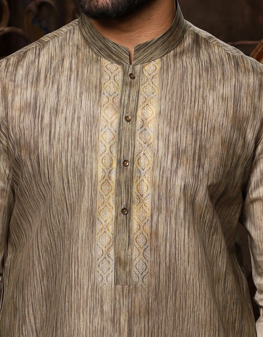 GREEN KURTA | JJK-S-US-90329/S20/JJ6837 - Image 3