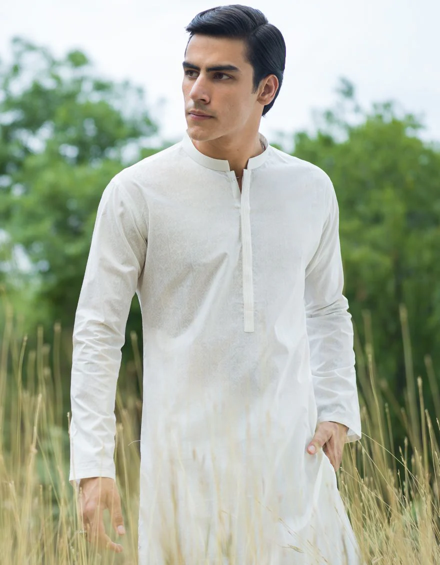 WHITE KURTA | JJK-S-US-90350/S21/JJ6874-SF - Image 2