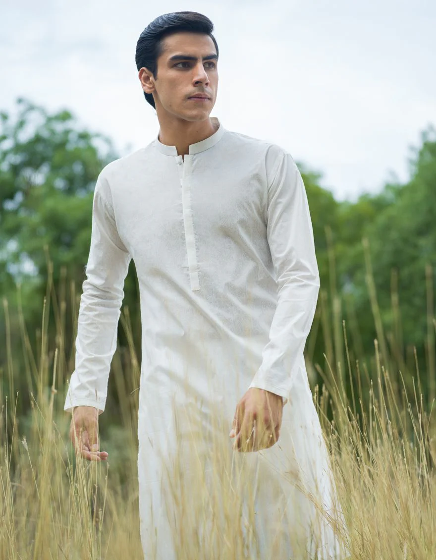 WHITE KURTA | JJK-S-US-90350/S21/JJ6874-SF - Image 4